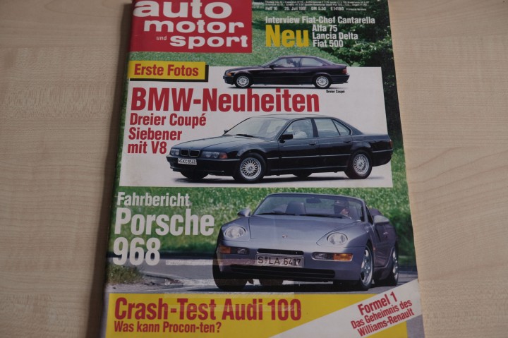 Deckblatt Auto Motor und Sport (16/1991)
